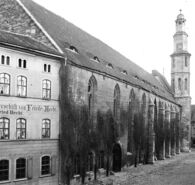 Die Kornmarktkirche um 1900 | Foto: Fotosammlung Mühlhäuser Museen