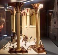 Diorama zum Bildersturm in St. Marien in der Ausstellung „Mühlhäuser STADTgeschichten“