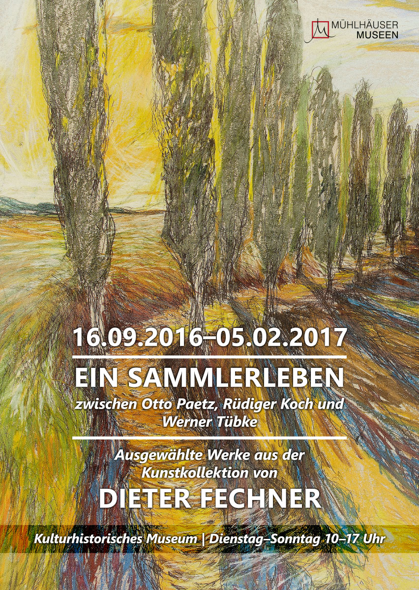 Platzhalter einer Ausstellung ohne Titelbild, roter Hintergrund